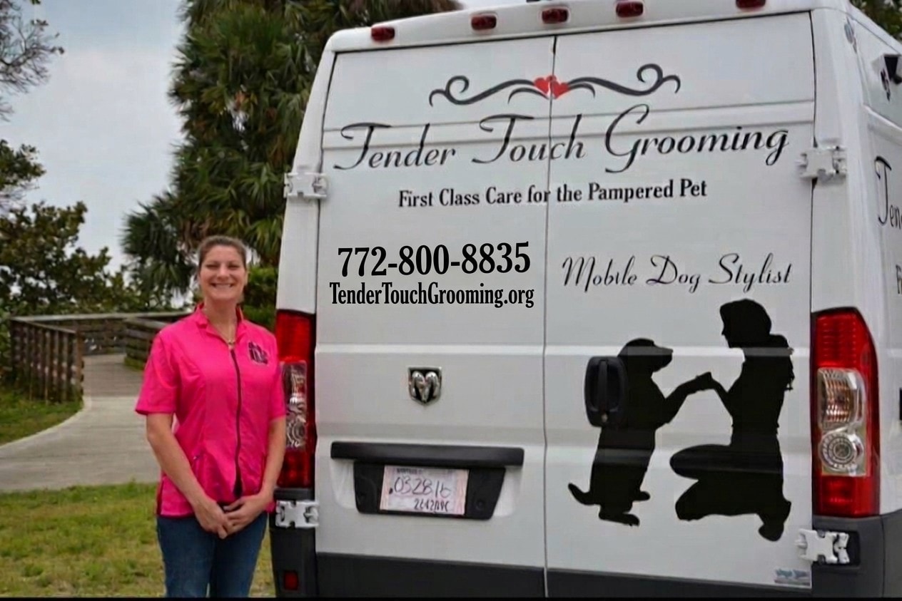 Mobile grooming van